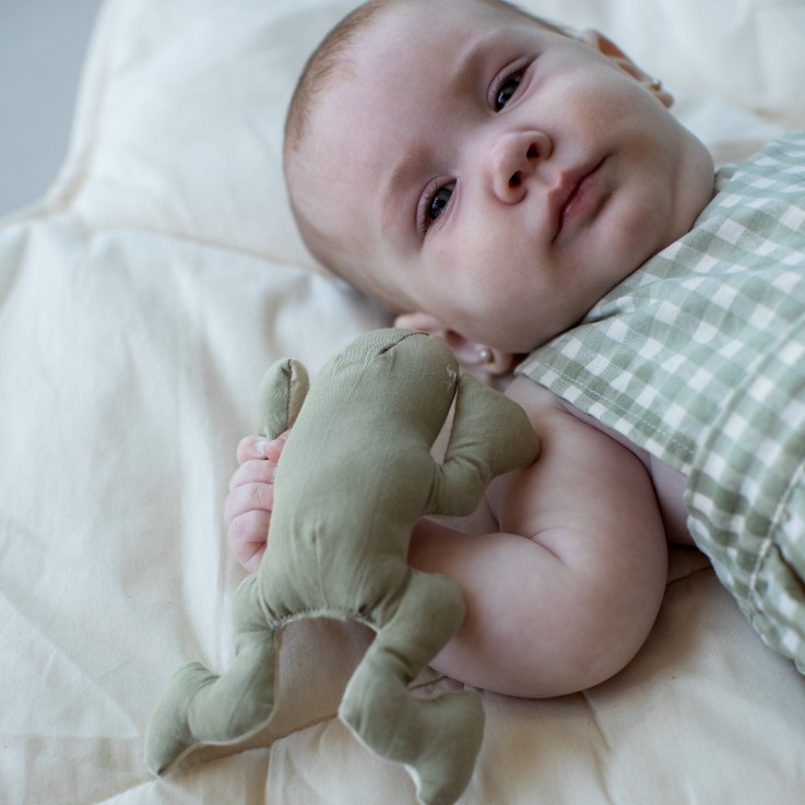 Set 3 Jouets Froissés Et Hochets Bébé En Coton Lily Pond