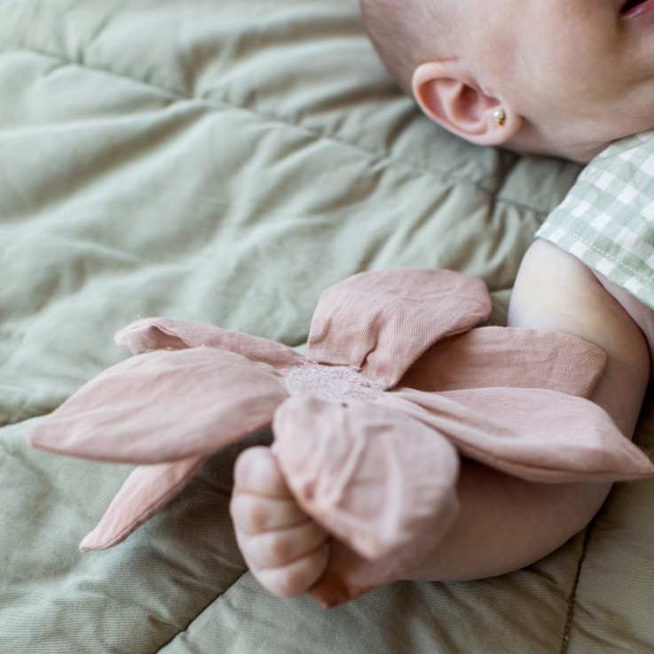 Set 3 Jouets Froissés Et Hochets Bébé En Coton Lily Pond