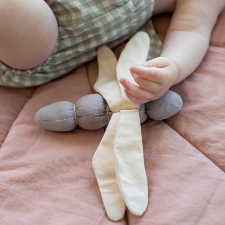 Set 3 Jouets Froissés Et Hochets Bébé En Coton Lily Pond