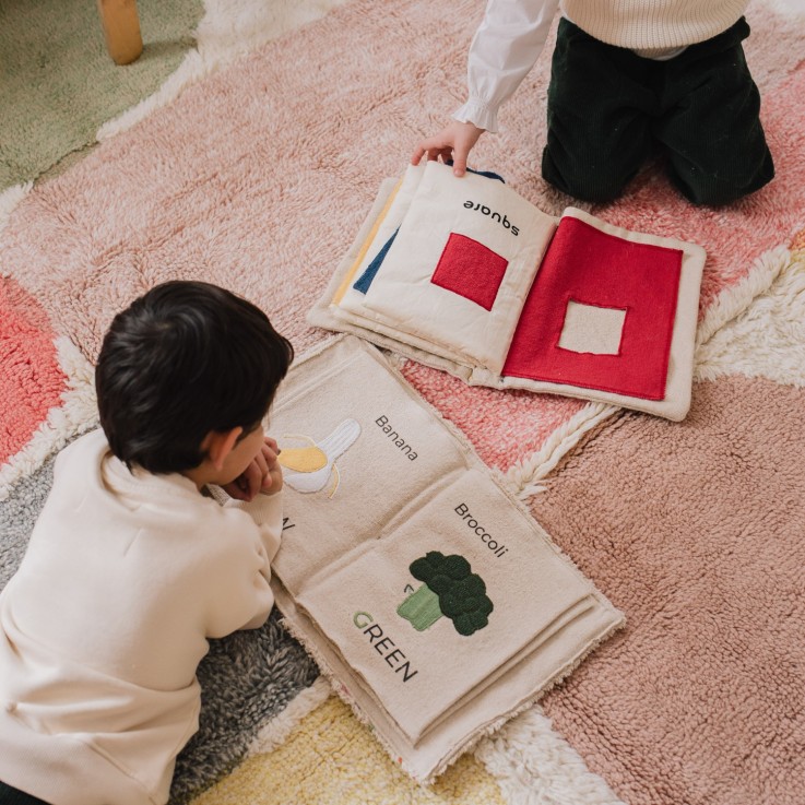 Livre Sensoriel En Coton Couleurs Green Toys