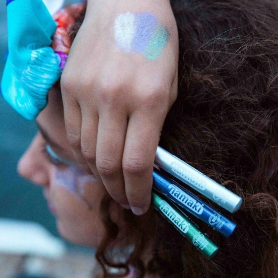 Kit 3 crayons de maquillage pailletés – Clair de lune