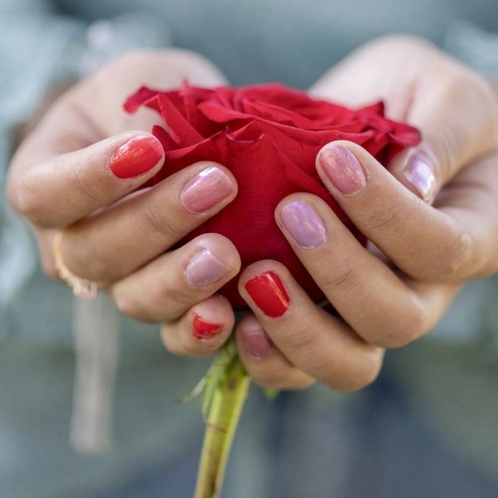 Coffret 3 vernis à ongles pelables à l'eau – Roses éternelles