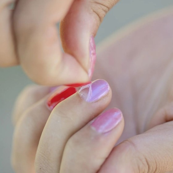 Coffret 3 vernis à ongles pelables à l'eau – Roses éternelles