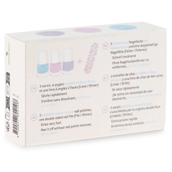 Coffret 3 vernis à ongles pelables à l'eau – Douceurs givrées