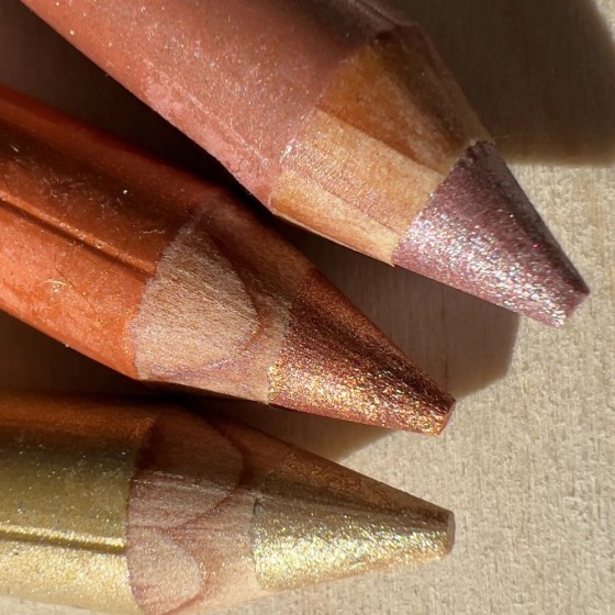 Kit 3 crayons de maquillage pailletés – Rayon de soleil