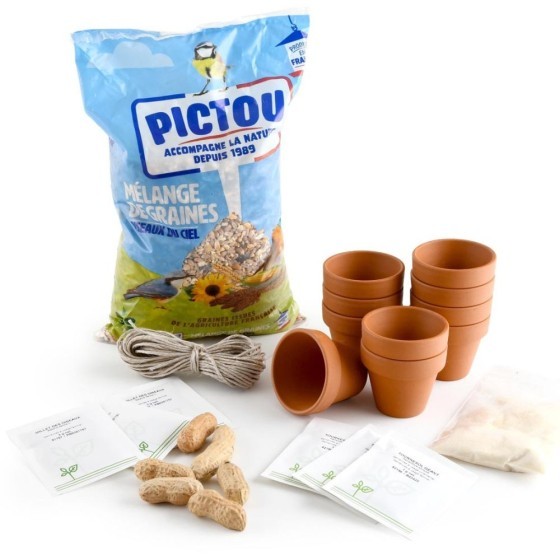 Coffret activité - Pots mangeoires à oiseaux