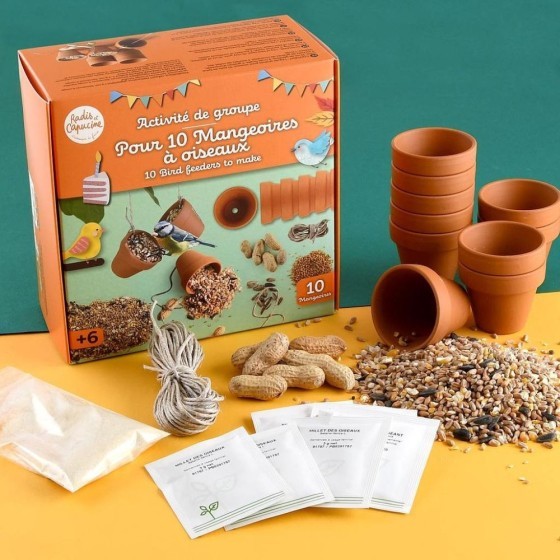 Coffret activité - Pots mangeoires à oiseaux