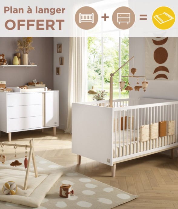 Chambre bébé Paloma : Lit...