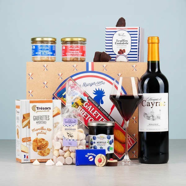 Coffret cadeau gourmand Cocorico - Coffret cadeau 8 produits