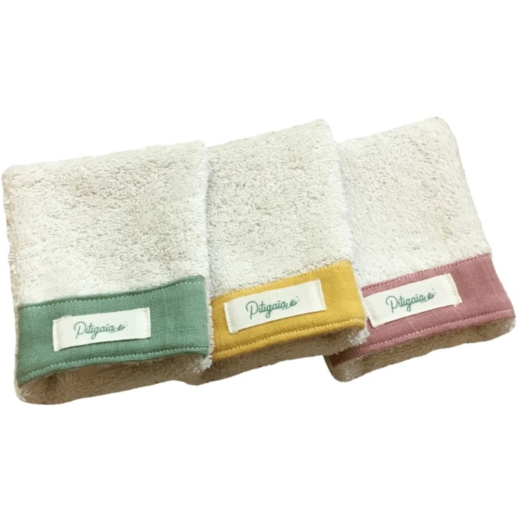 Trio de mini-gants en coton bio