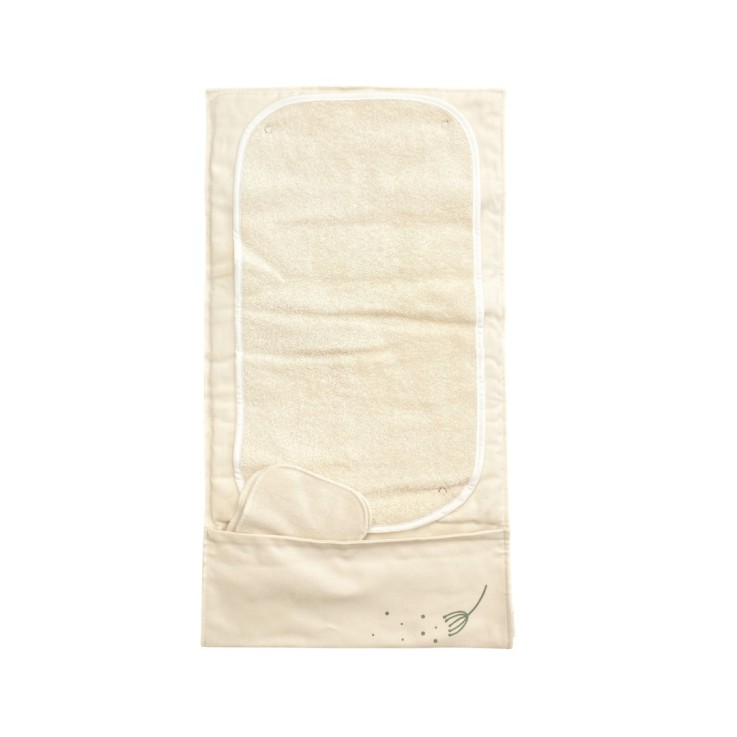 Tapis à langer nomade en coton bio