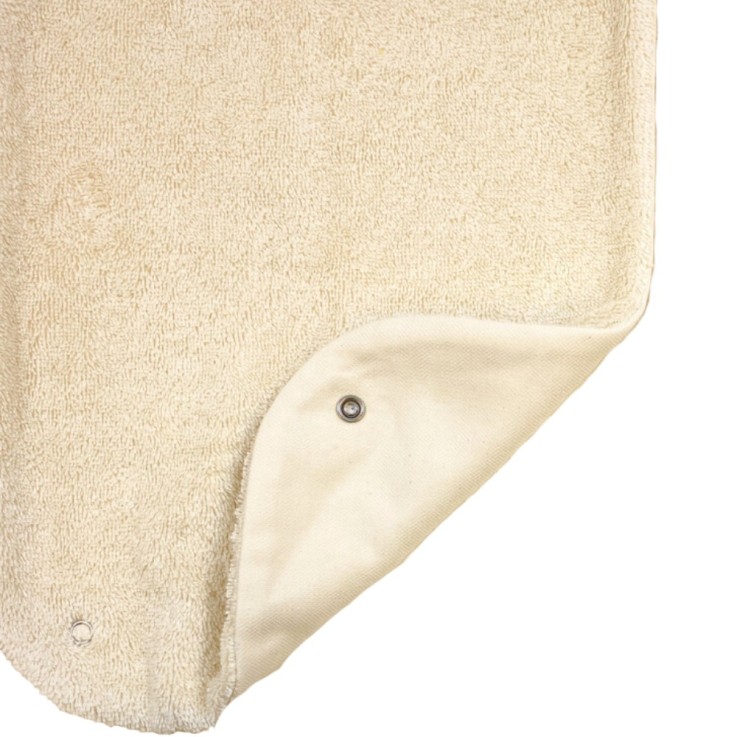 Lot de 2 tapis de rechange en éponge de coton bio pour housse de matelas