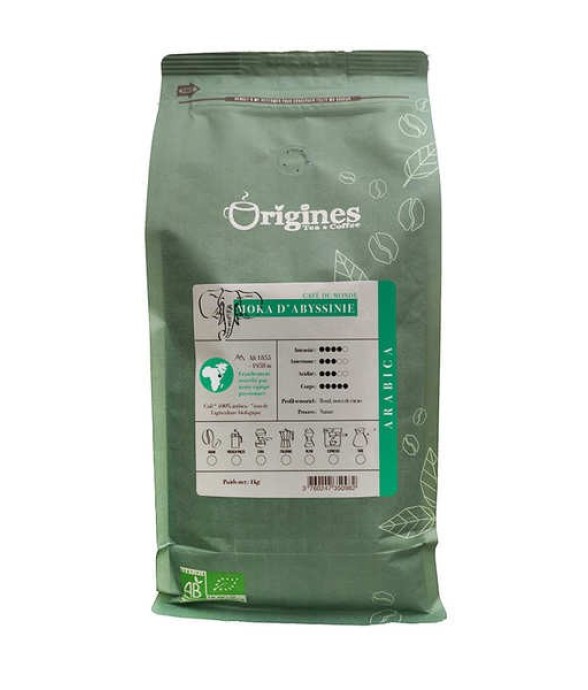 Café en grains bio - Moka...