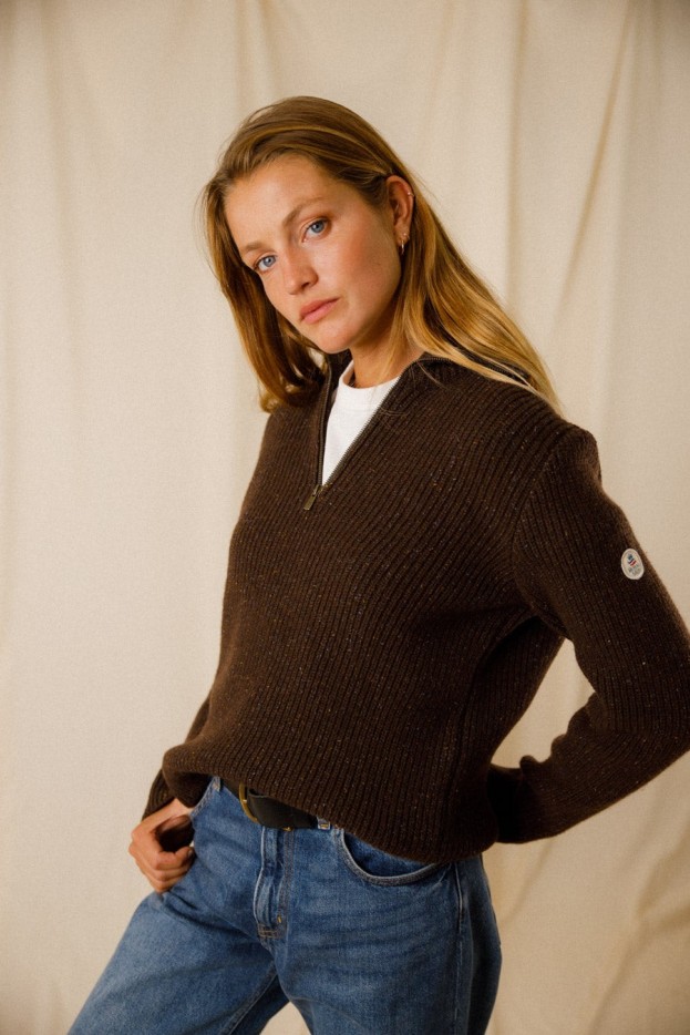 Pull camionneur Lou tweed