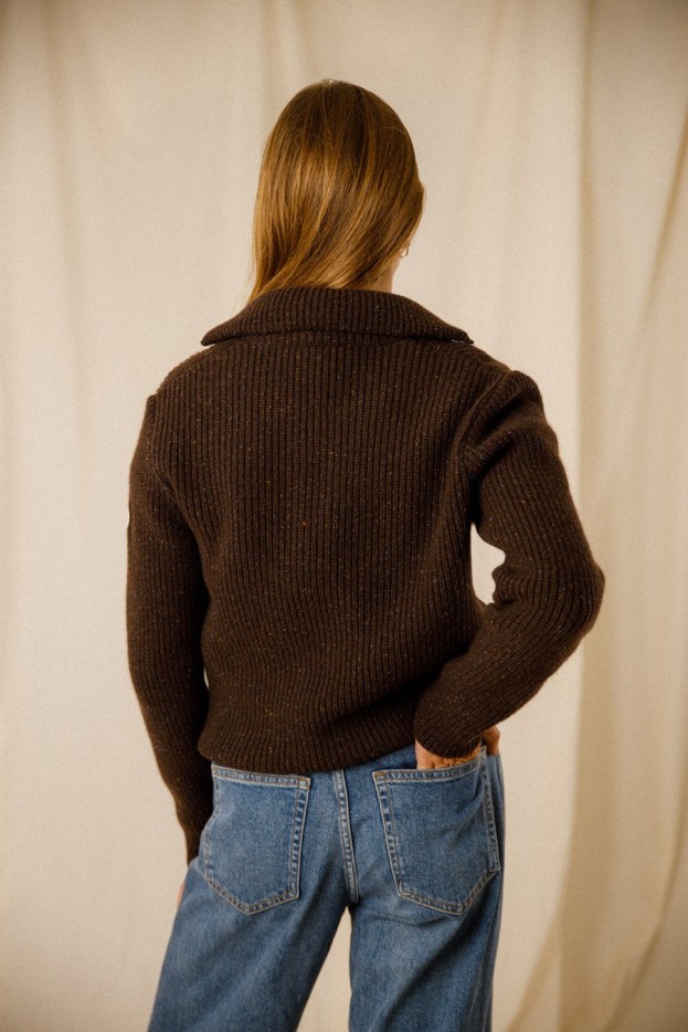 Pull camionneur Lou tweed