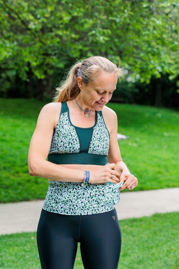 Ceinture de running femme SCOTLAND en fibre recyclée