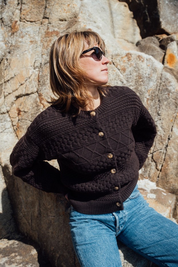 Cardigan Etel Laine Vierge