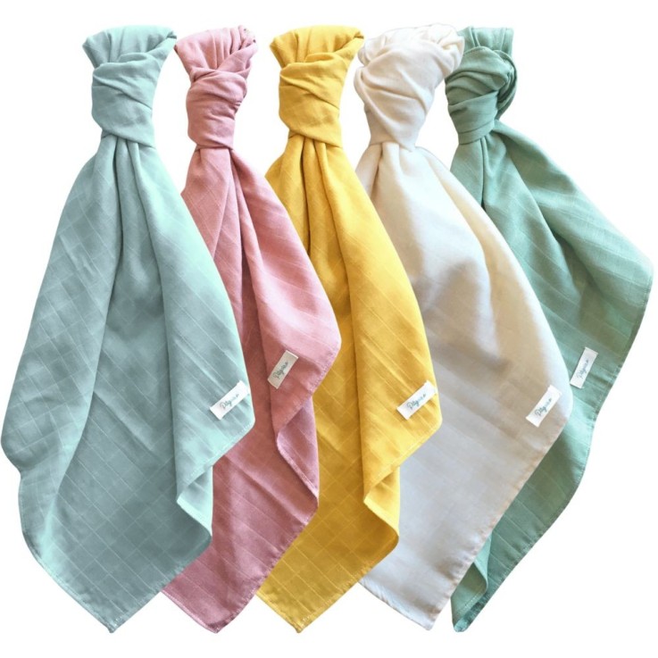 Maxi lange en coton bio - 120 x 120 cm