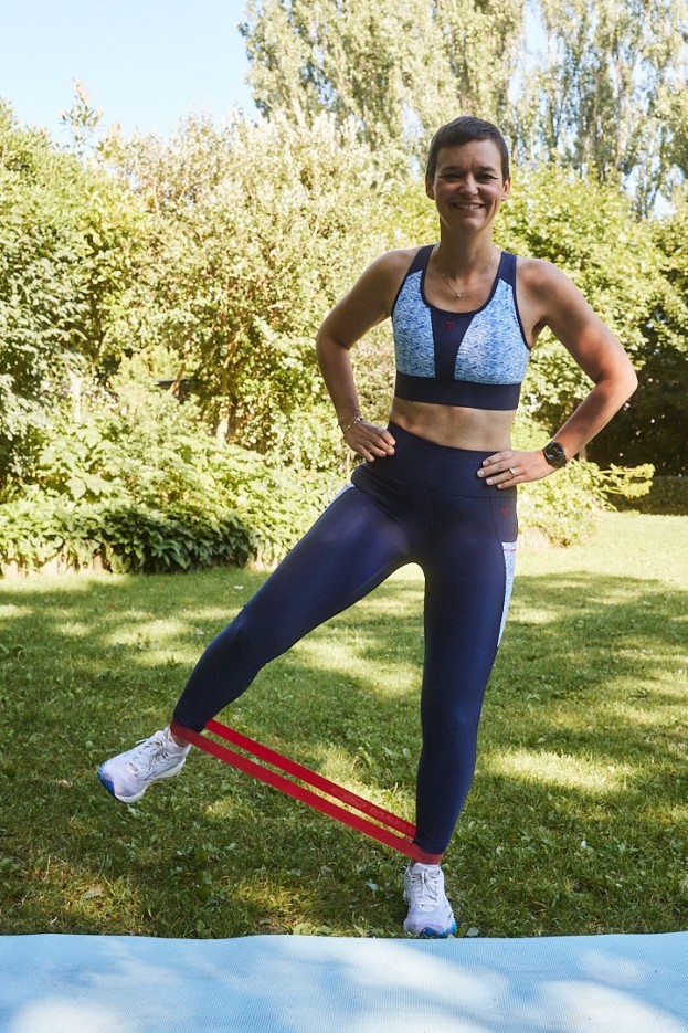 Legging de sport femme "Nouvelle Vague" en fibre recyclée