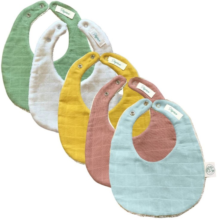 Mini bavoir en coton bio