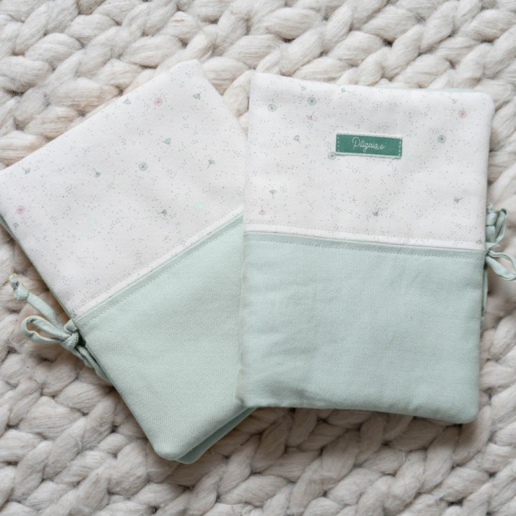 Protège carnet de santé en coton bio