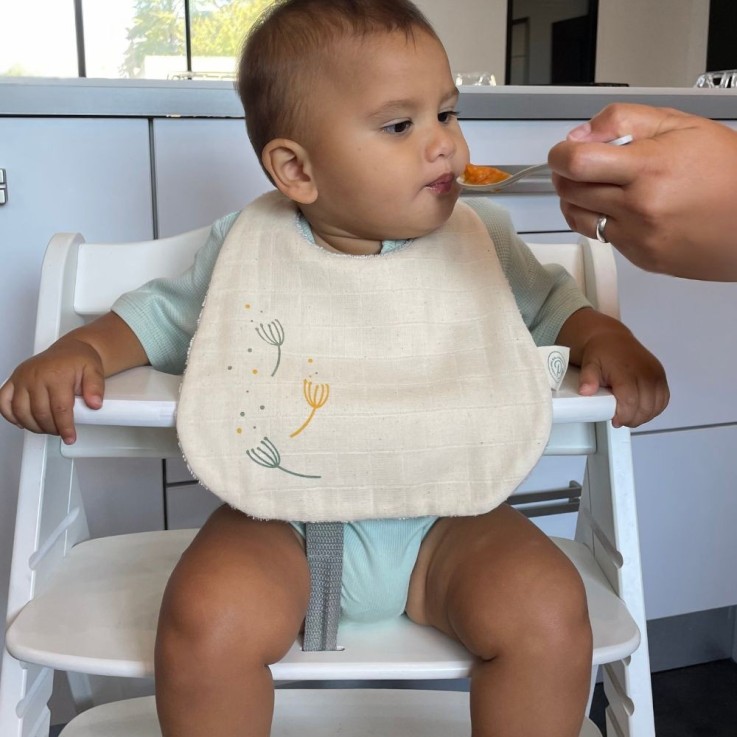 Bavoir bébé en coton bio