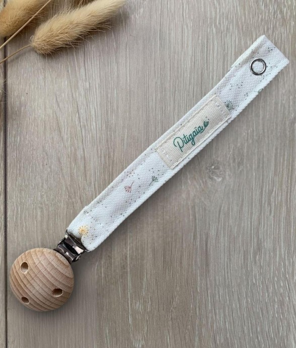 Attache tétine en coton bio...