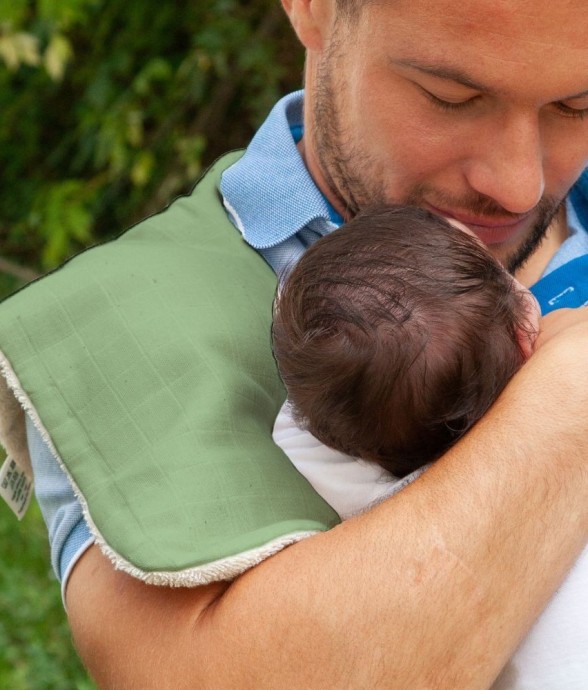 Bavoir d’épaule en coton bio