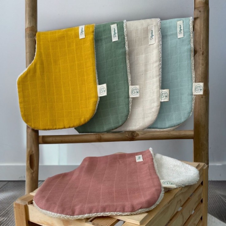 Bavoir d’épaule en coton bio