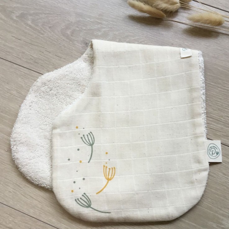 Bavoir d’épaule en coton bio