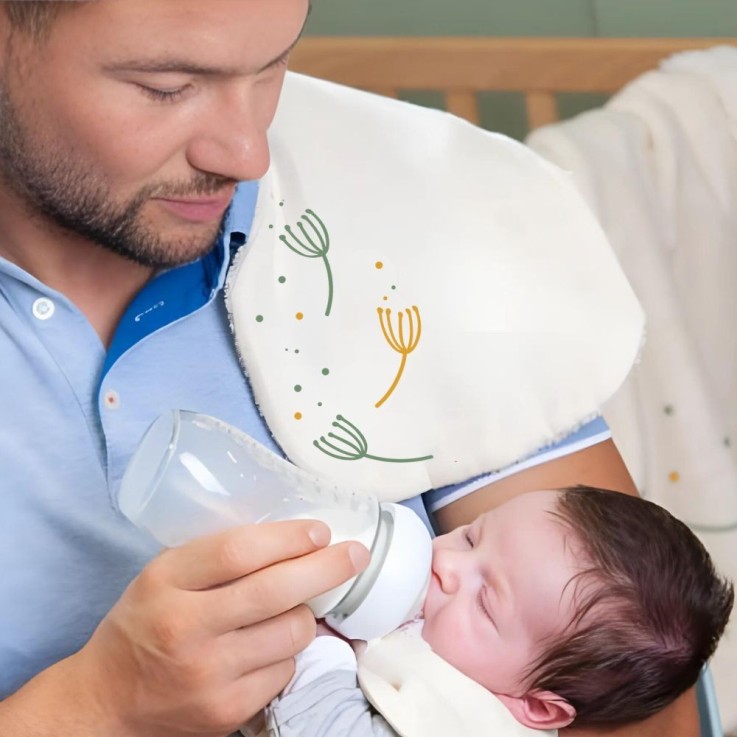 Bavoir d’épaule en coton bio