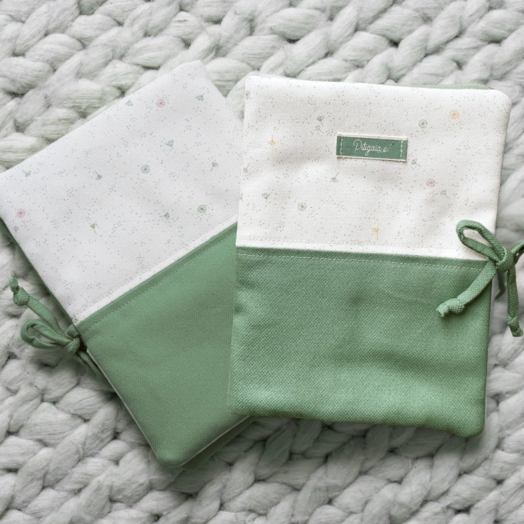 Protège carnet de santé en coton bio