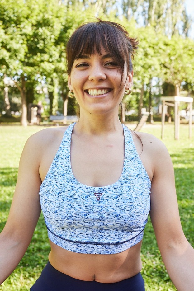 Brassière de sport GAYA "Nouvelle Vague" en fibre recyclée