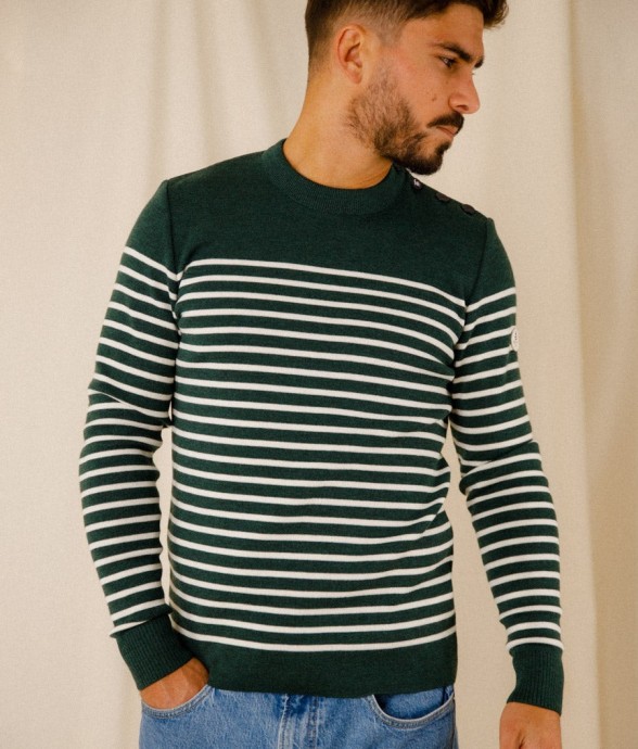 Pull marin rayé Klasel...
