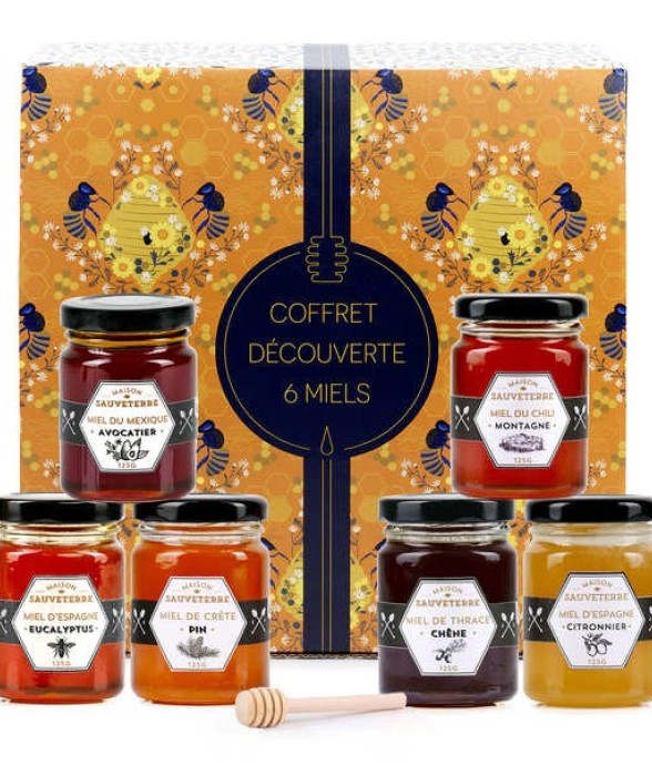 Assortiment de 6 miels du...