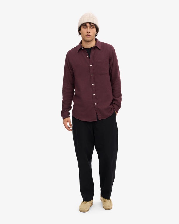 Chemise Flanelle Oxblood Red