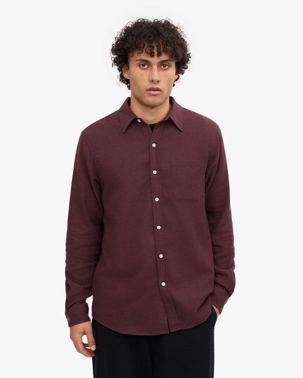 Chemise Flanelle Oxblood Red