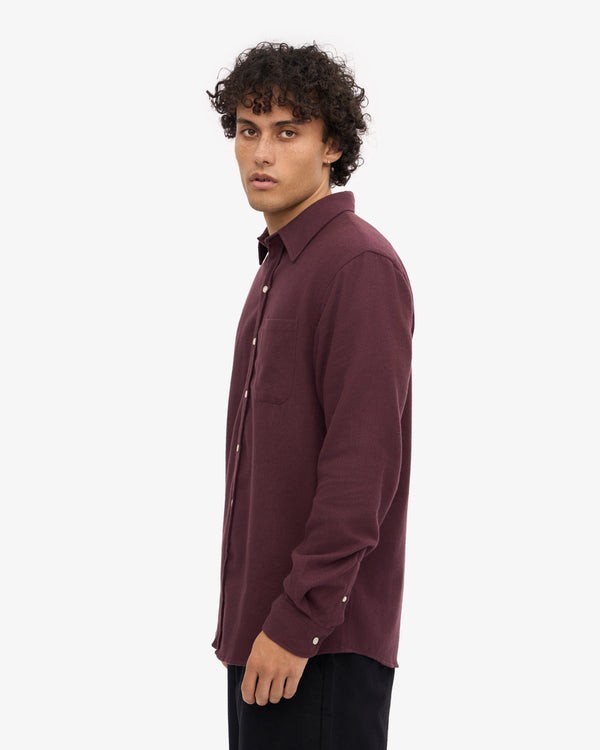 Chemise Flanelle Oxblood Red