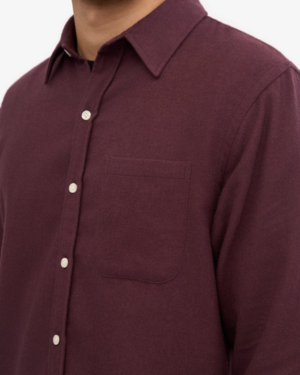 Chemise Flanelle Oxblood Red