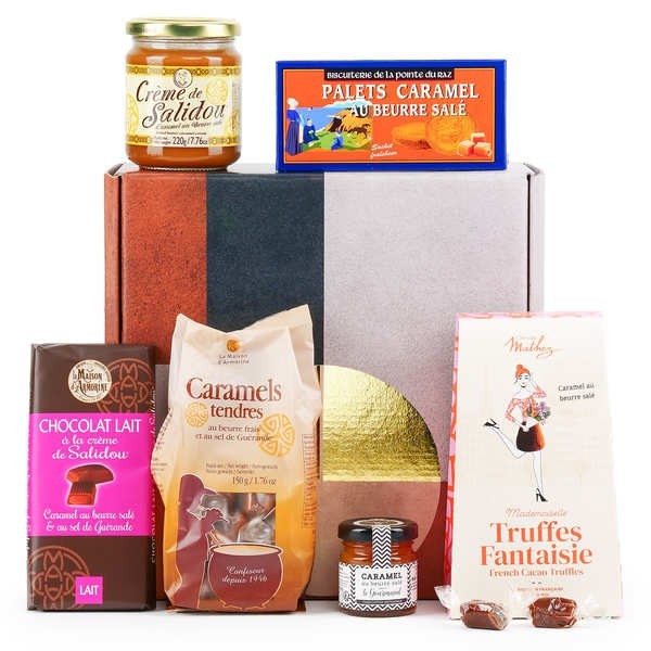 Le coffret caramel au beurre salé - Coffret cadeau 6 produits