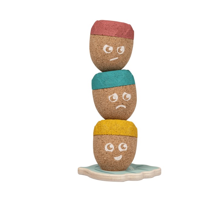 Set des émotions à empiler en liège