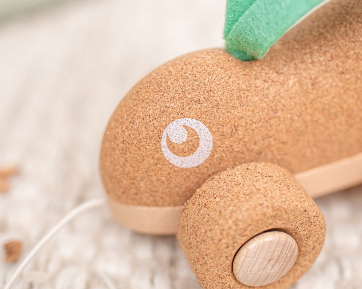 Lapin à tirer en liège