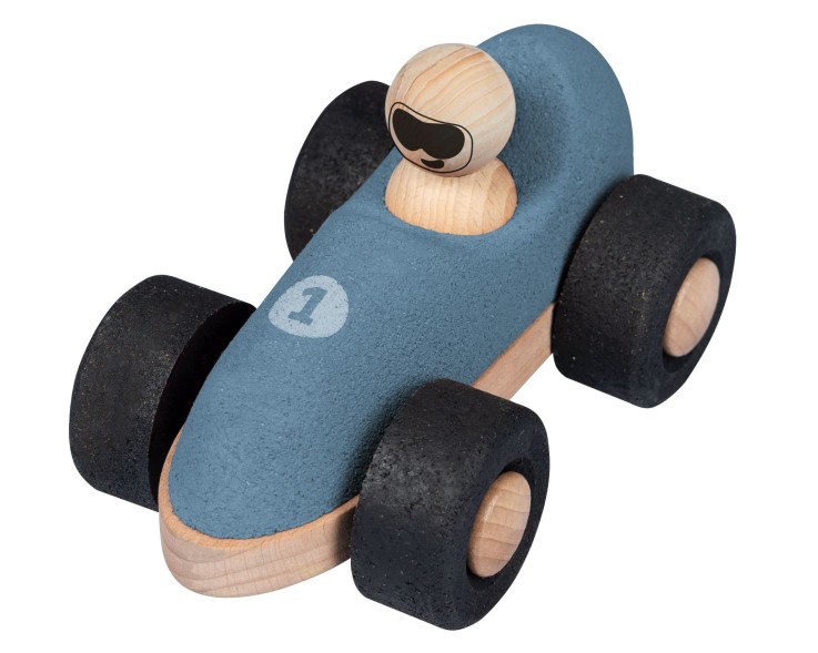 Pack de 2 voitures de course en liège pour bébé