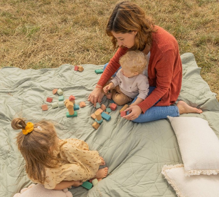 Coffret de blocs de construction en liège - 60 pcs