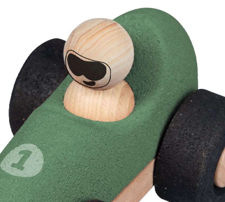 Voiture de course en liège