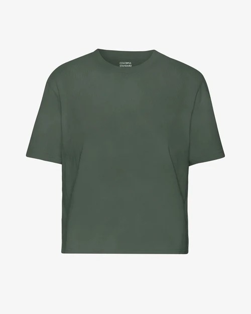 Crop tshirt Boxy en Coton Bio