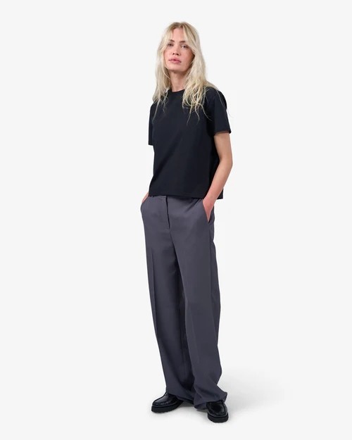 Crop tshirt Boxy en Coton Bio