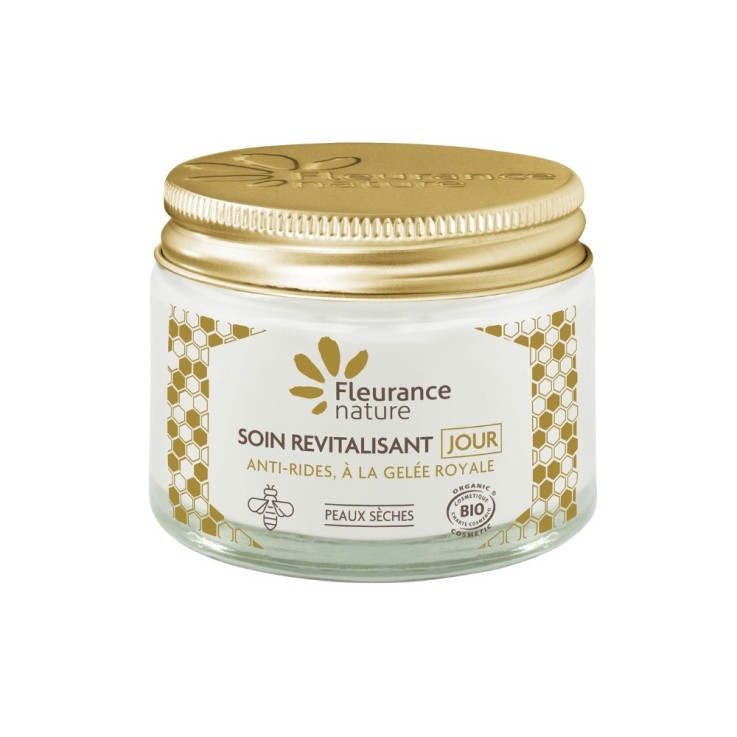Soin de jour revitalisant à la gelée royale (50ml) Bio