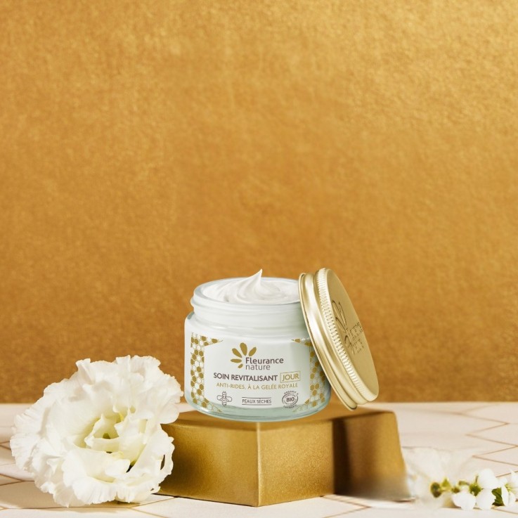 Soin de jour revitalisant à la gelée royale (50ml) Bio