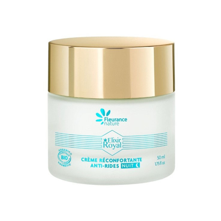 Crème réconfortante anti-rides de nuit (50ml) Bio